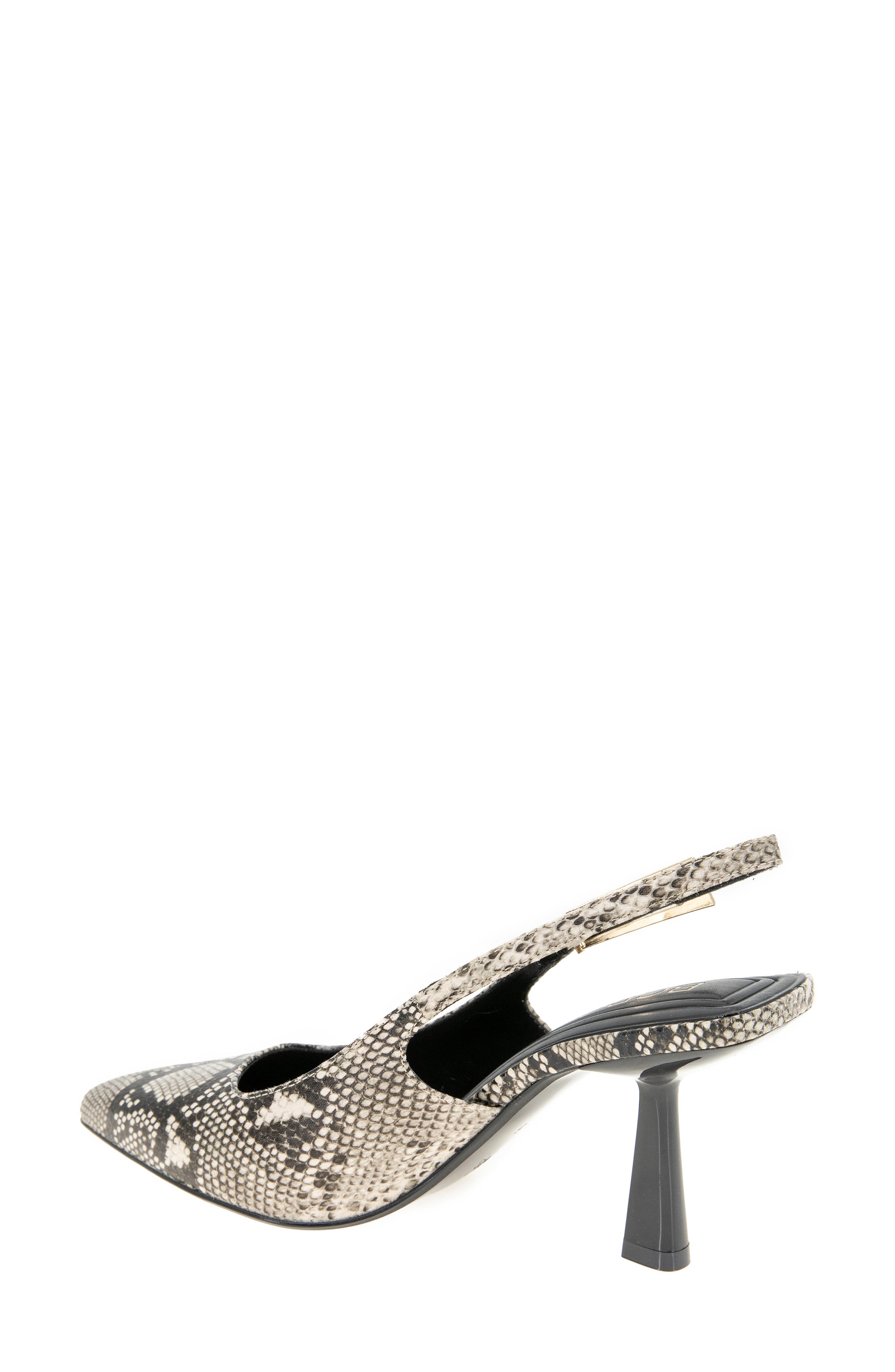 Inara Slingback Pointed Toe Pump, Alternate, color, NATURAL SNAKE
