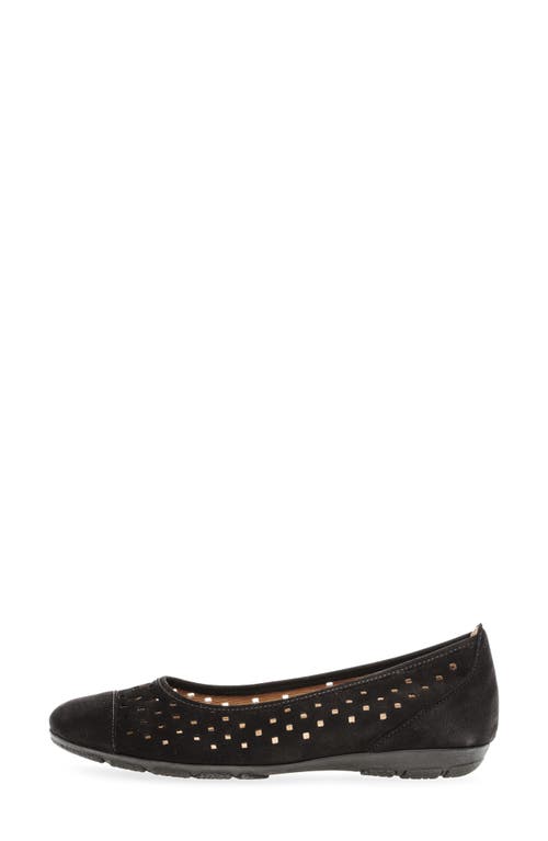 Gabor 44.169 Ballet Flat In Black