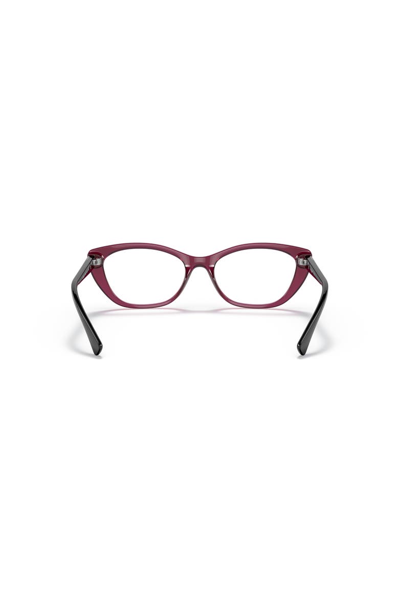 52mm Oval optical glasses, Alternate, color, Red