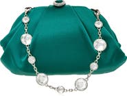 JUDITH LEIBER COUTURE Gemma Satin Clutch
