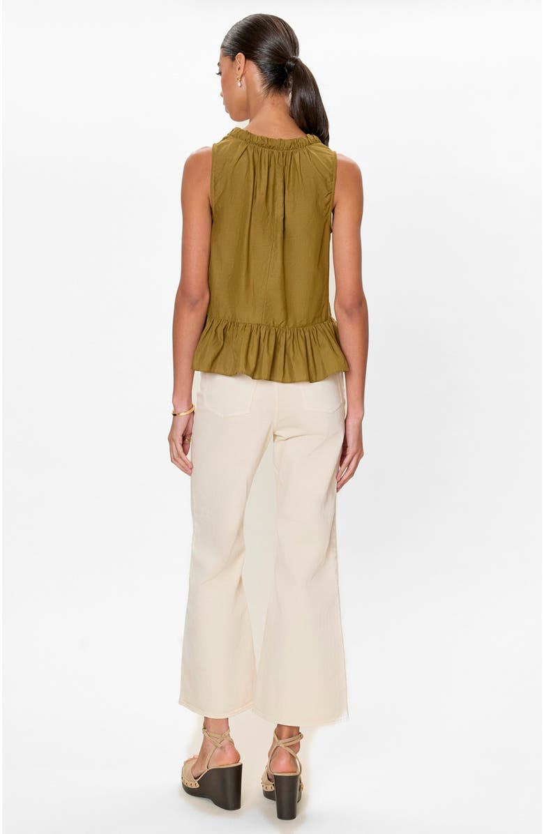 Rebecca Taylor Lilou Tank, Alternate, color, Leaf Green