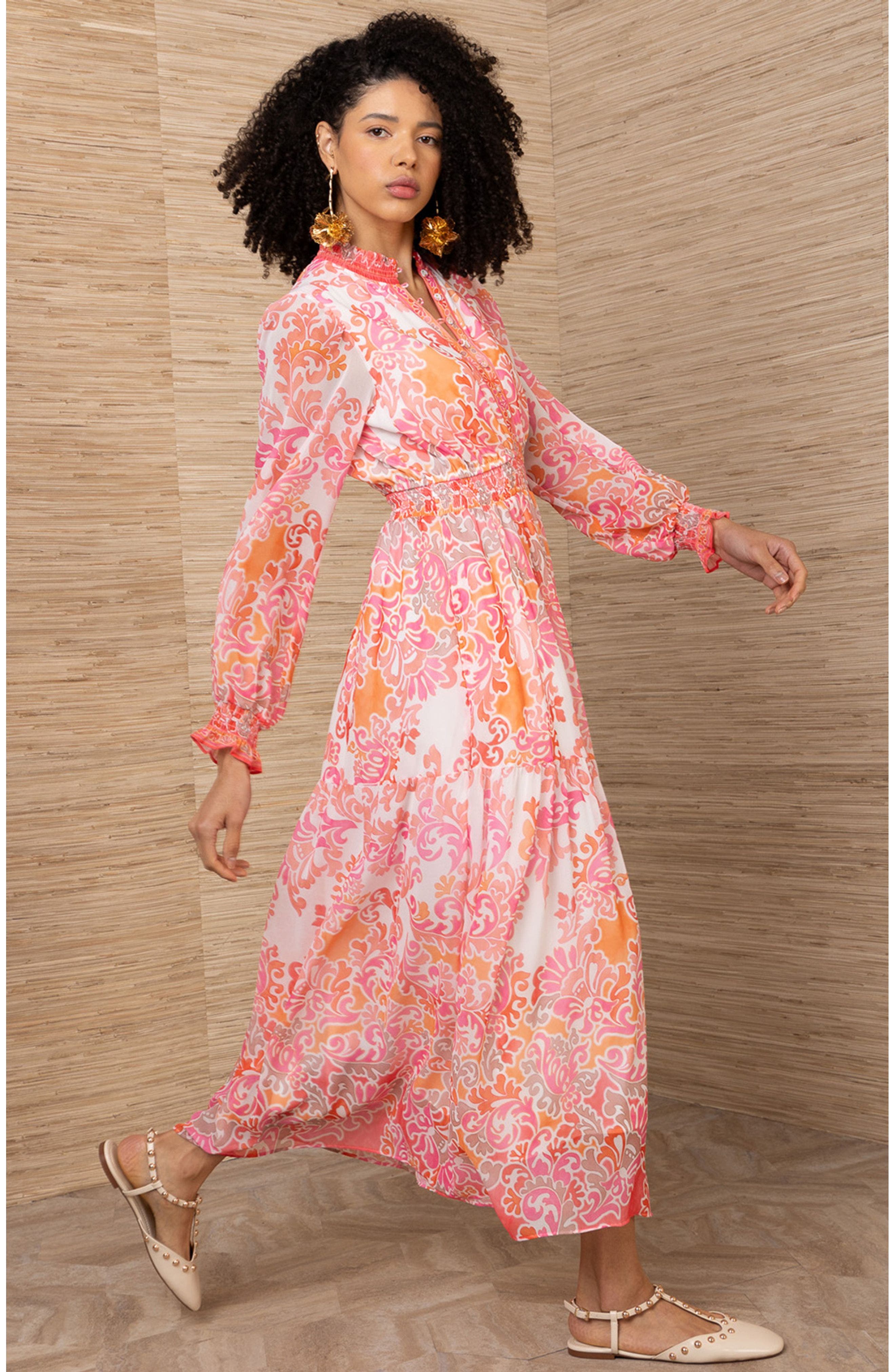 Bertille Chiffon Maxi Dress - image 4