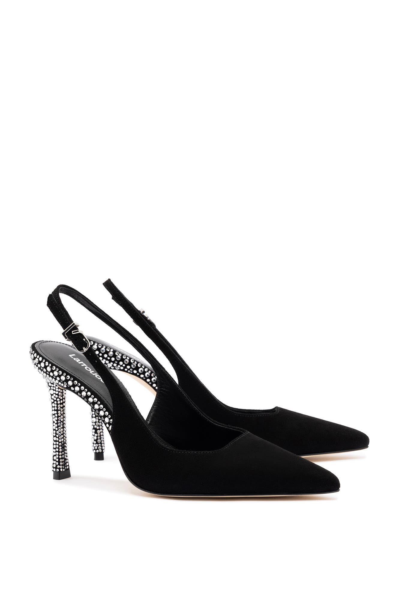 Larroudé Kaitlan Crystal Pump, Alternate, color, 