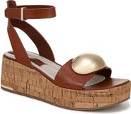 Franco Sarto Taysha Ankle Strap Platform Wedge Sandal