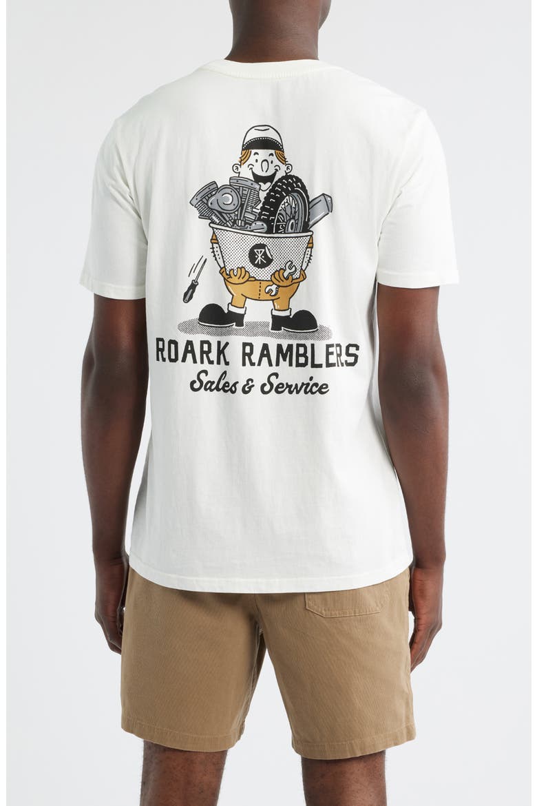 Ramblers Pocket Graphic T-Shirt, Alternate, color, OFF WHITE