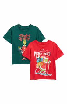 ASSORTED Kids' Grinch Assorted 2-Pack Graphic T-Shirts
