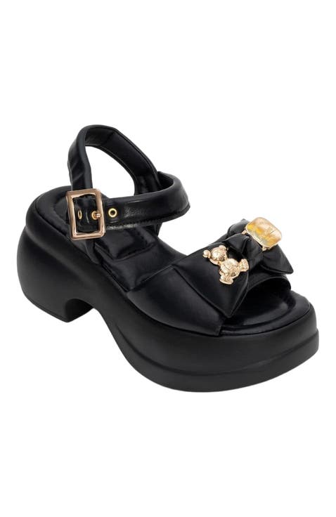 Merida Buckle Platform Sandal (Women)