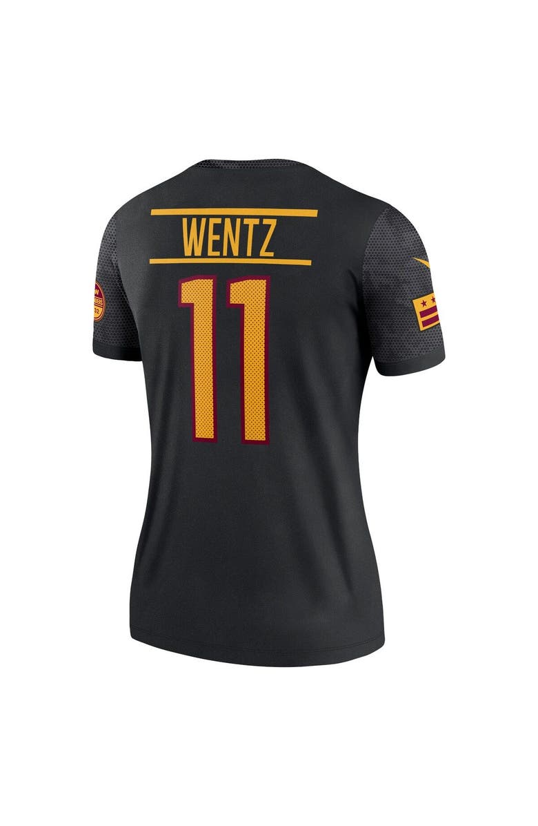 Nike Women's Nike Carson Wentz Black Washington Commanders Alternate Legend Player Performance Top, Alternate, color,