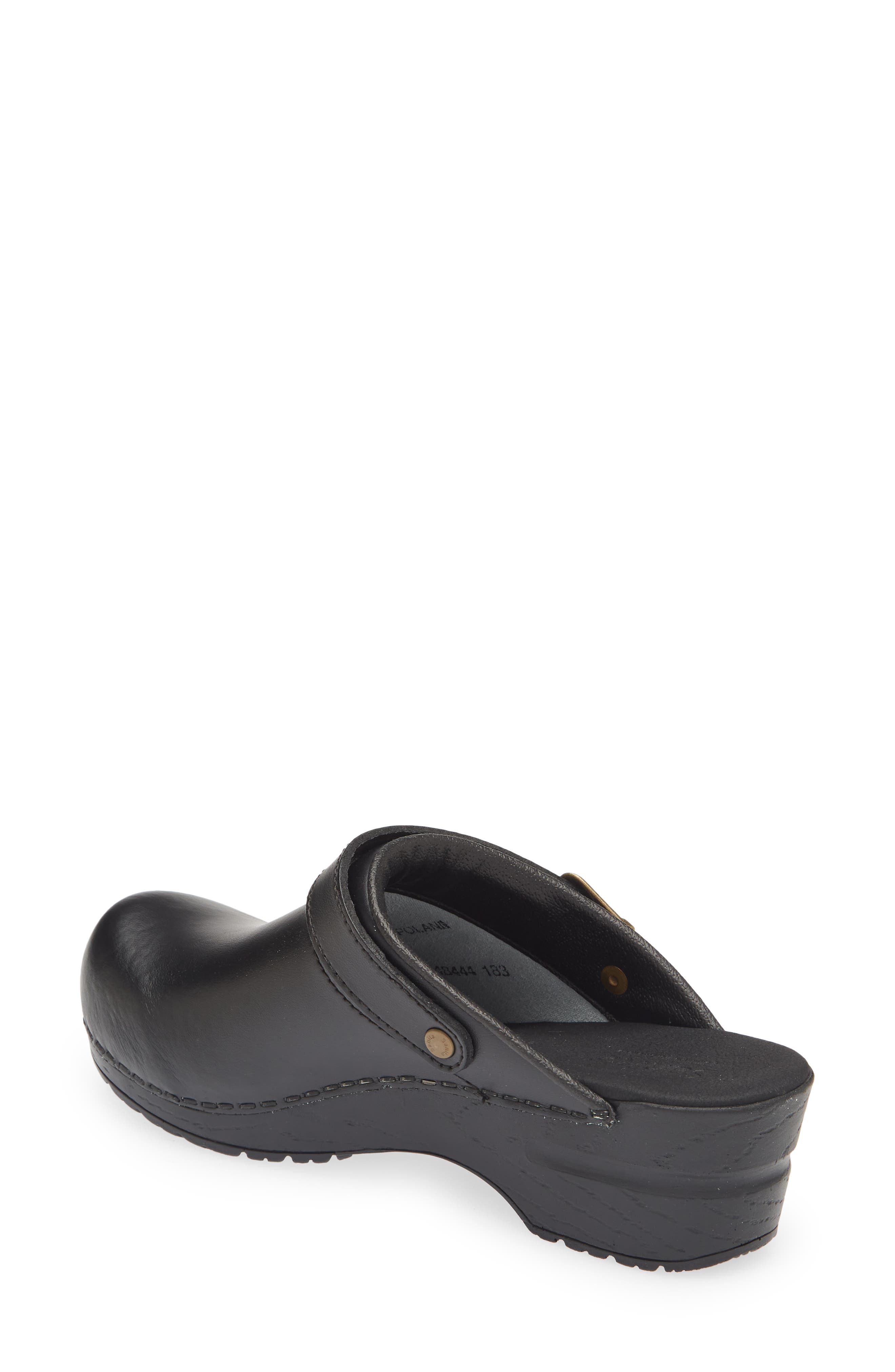Sanita Ingrid Water Repellent Clog, Alternate, color, Black 002