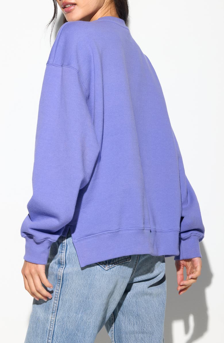 Spiritual Gangster Surf N' Ski Bex Cotton Graphic Sweatshirt, Alternate, color, Astral Blue