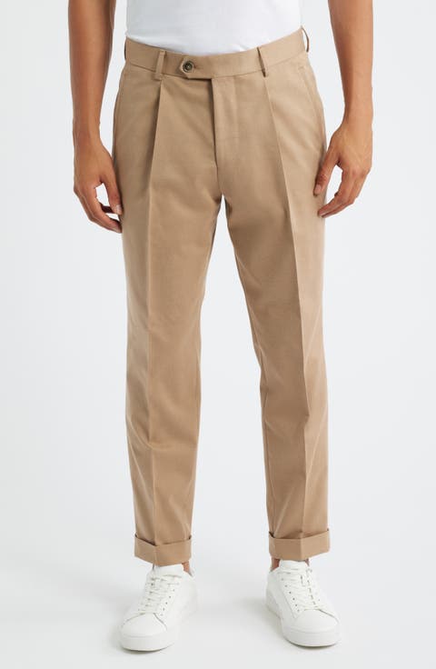 Peet Pleated Virgin Wool Dress Pants