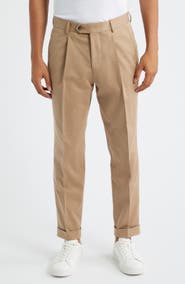 BOSS Peet Pleated Virgin Wool Dress Pants