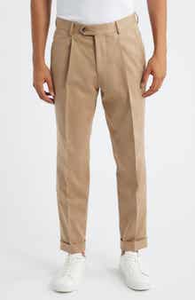 BOSS Peet Pleated Virgin Wool Dress Pants