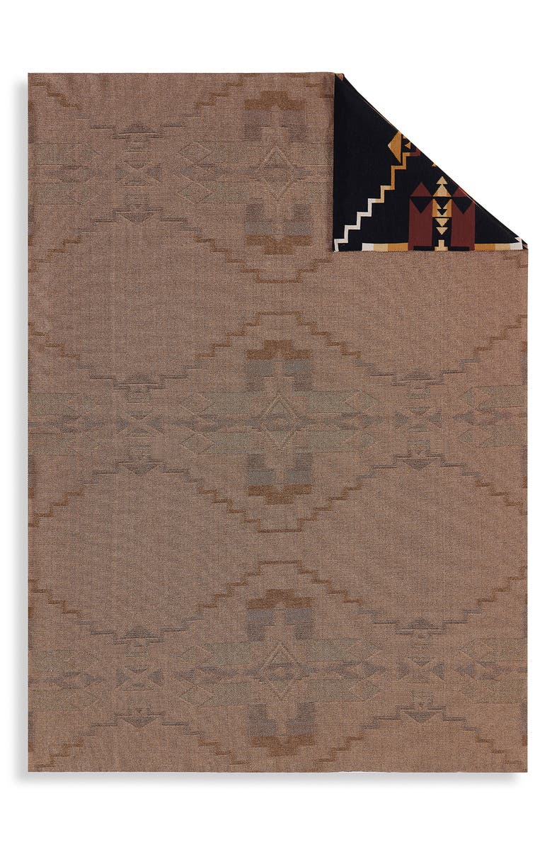 Pendleton Four Corners Throw Blanket, Alternate, color, Black