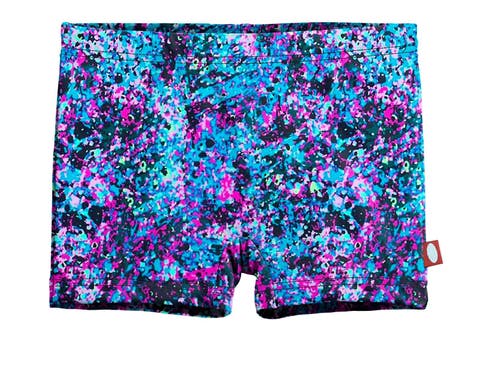 Girls UPF 50+ Printed Swim Boy Shorts (Toddler/Kids)