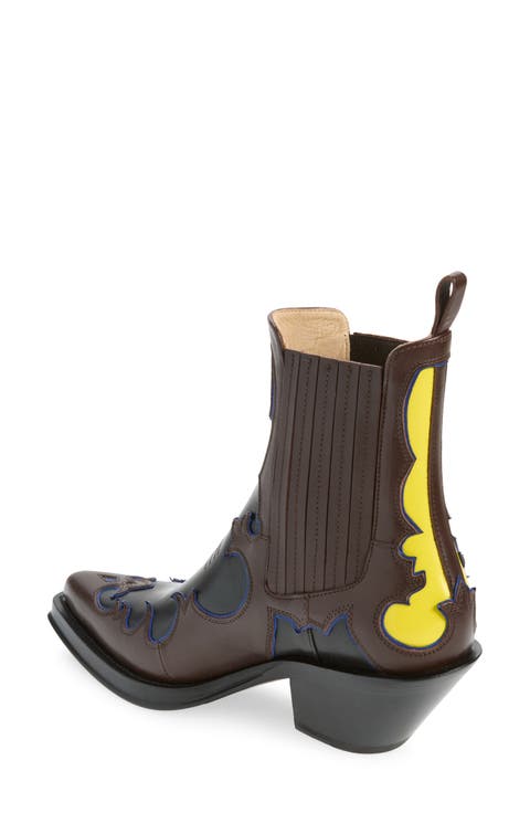 Cassidy Leather Chelsea Western Boot