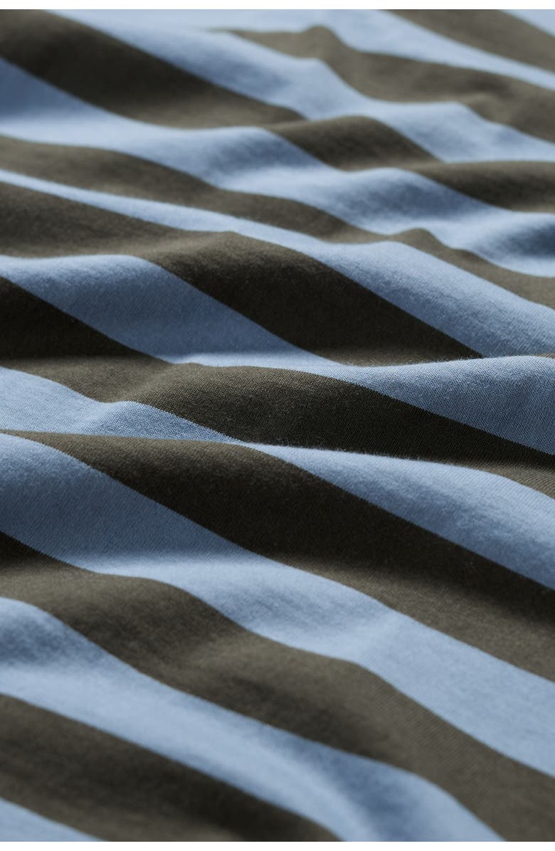 Seasalt Cornwall Sailor Stripe Three-Quarter Sleeve Organic Cotton Top, Alternate, color, 