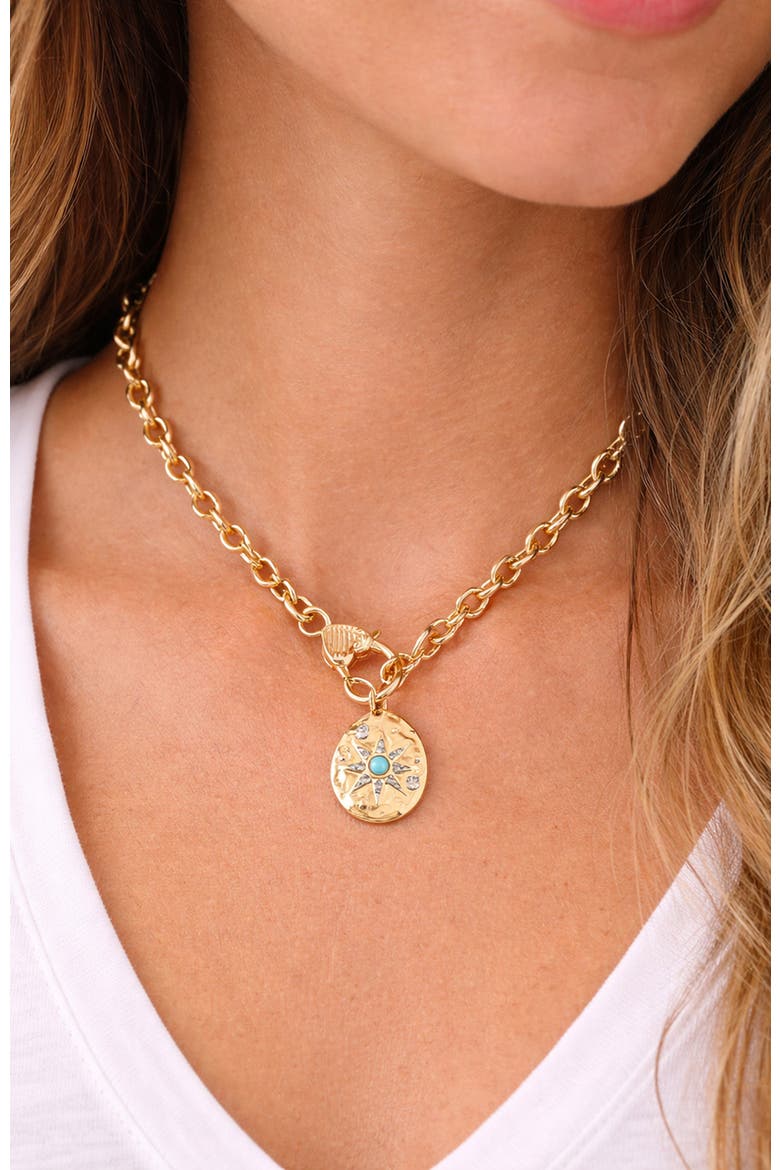 Happy Voyage Necklace, Alternate, color, Gold