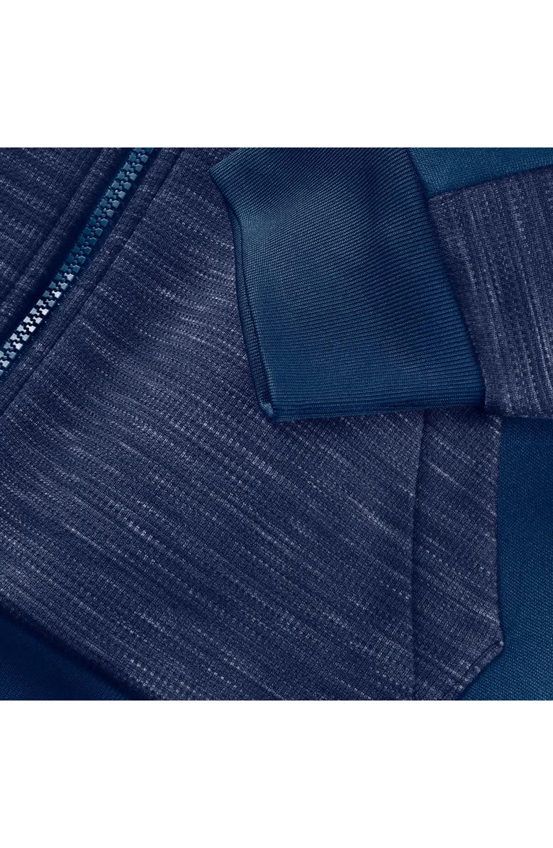 FANATICS Men's Fanatics Navy Chicago Bears Checkdown Pass Full-Zip Hoodie, Alternate, color, Navy