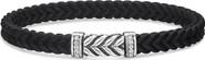 David Yurman Men's Chevron Station Rubber Bracelet