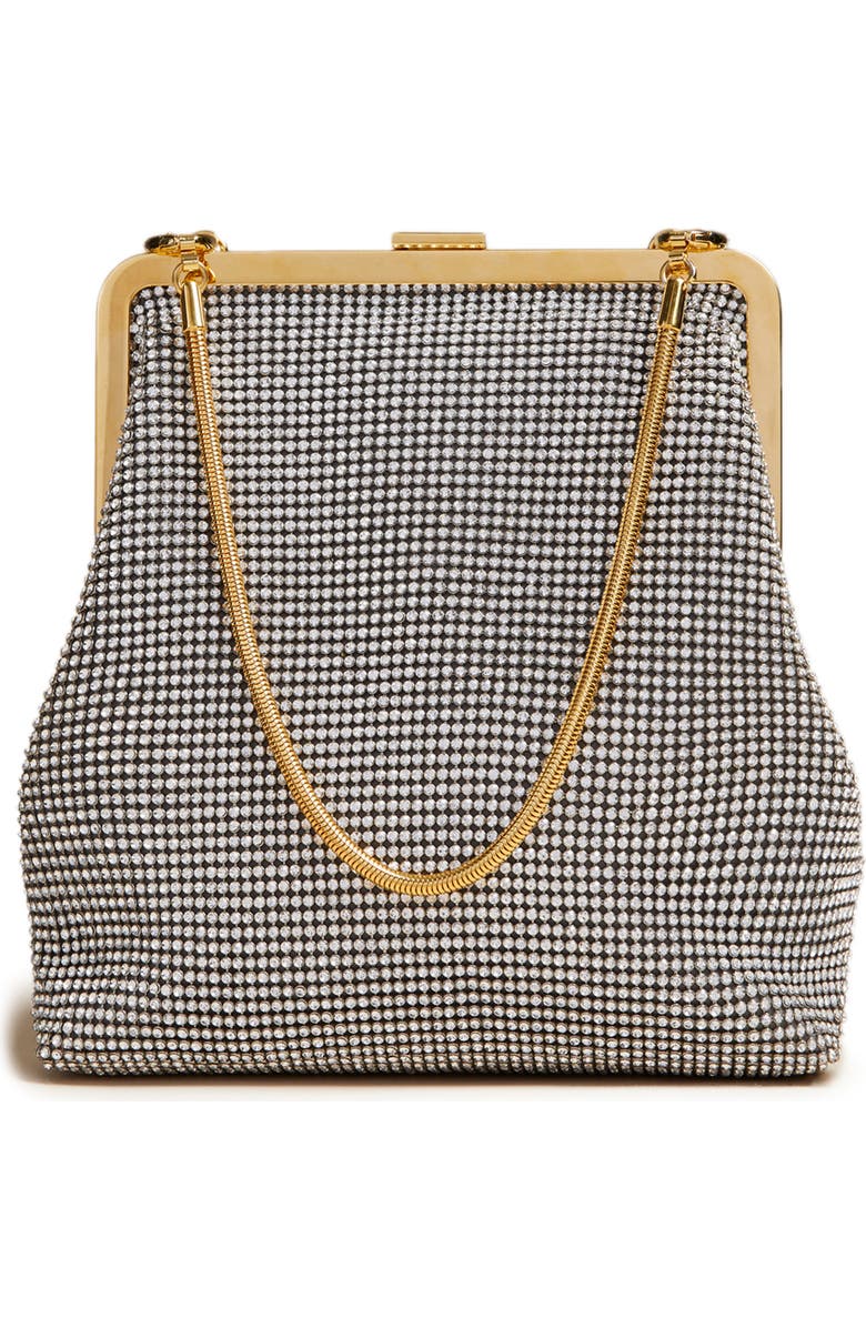 Khaite Lilith Crystal Mesh Evening Handbag, Main, color,