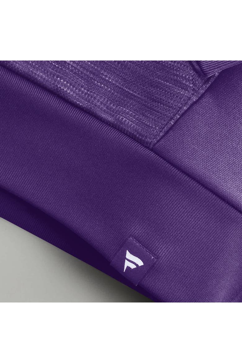 Men's Fanatics Purple Los Angeles Lakers Back Door Cut Play Defender Full-Zip Hoodie, Alternate, color, Purple