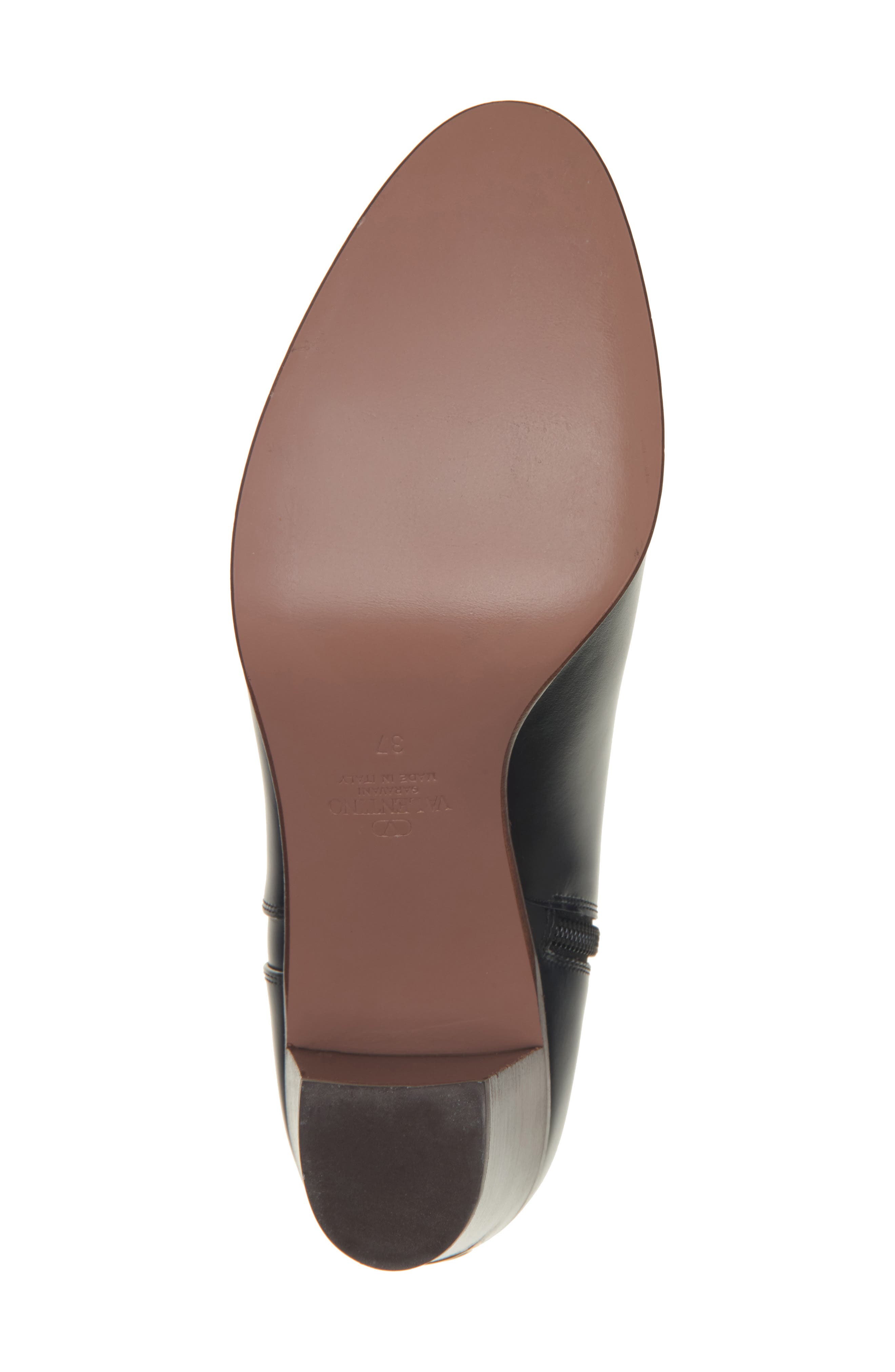 Valentino Garavani Pattie Bootie, Alternate, color, Black