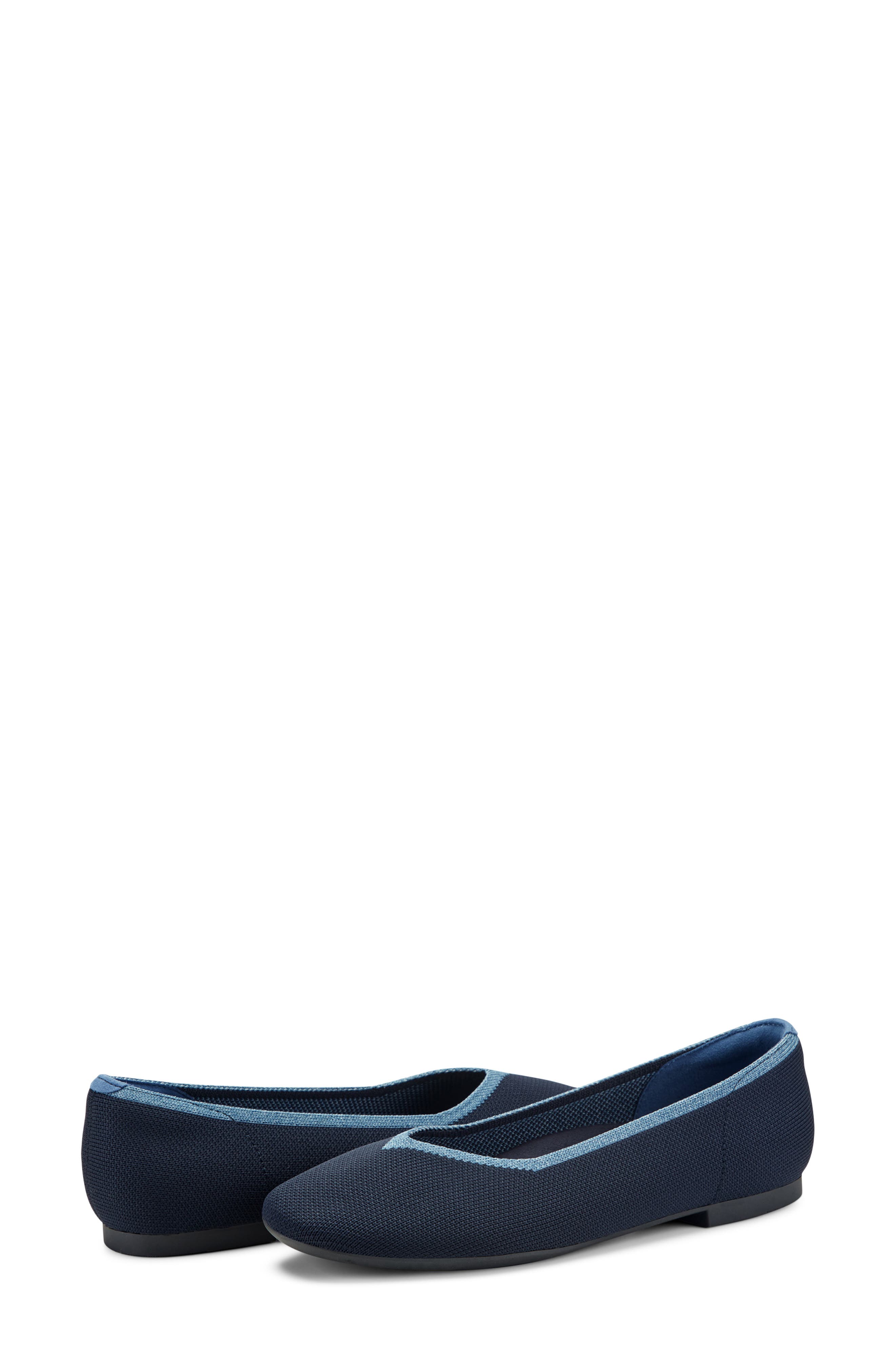 Norene Flat, Alternate, color, DARK BLUE
