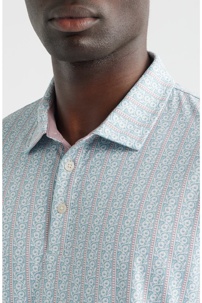 Drift Print Polo, Alternate, color, SURF