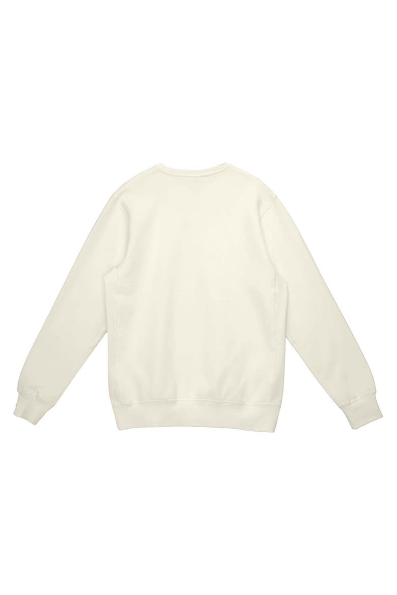 Men's Mitchell & Ness Cream Baltimore Orioles Sidewalk Sketch Pullover Hoodie, Alternate, color, Cream