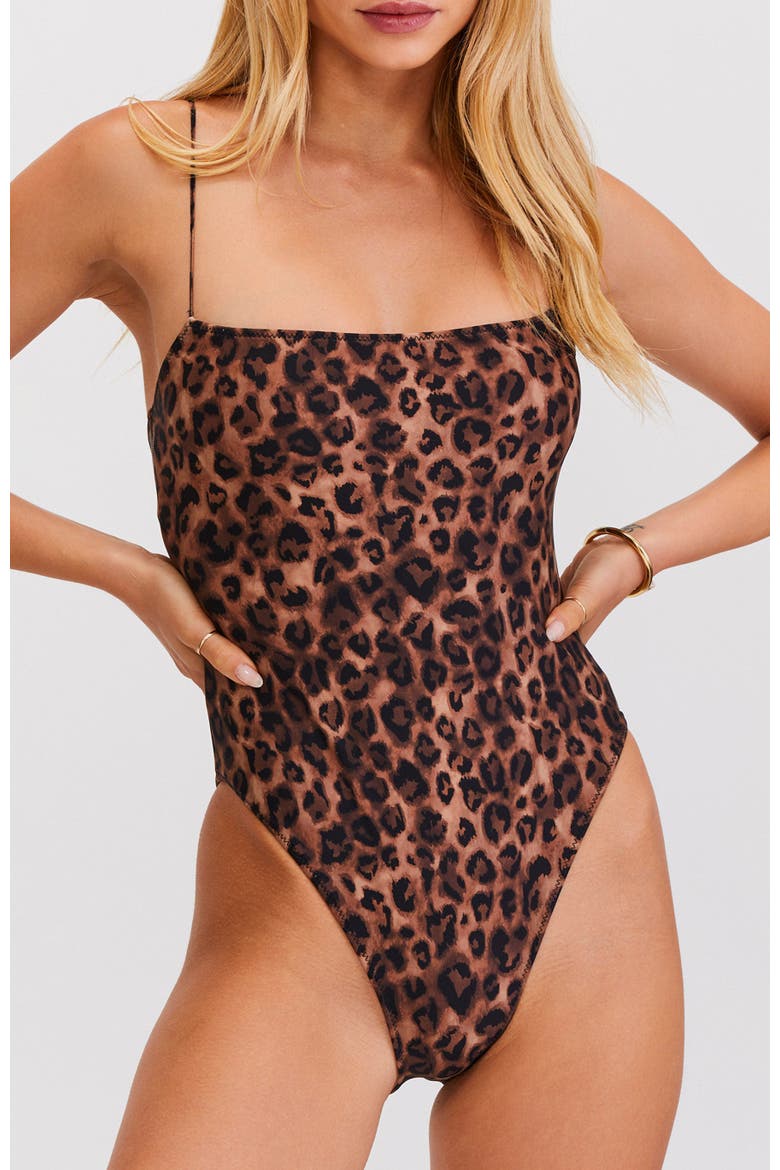 LE BON BON ONE-PIECE SWIMSUIT, Main, color, LEOPARD