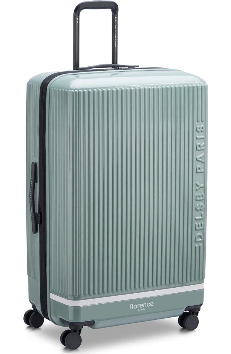 Florence by Mills 2 Piece Set - Spin Me Away Expandable 20" Carry-On Spinner & 29" Large Spinner Set, Alternate, color, Sage Green