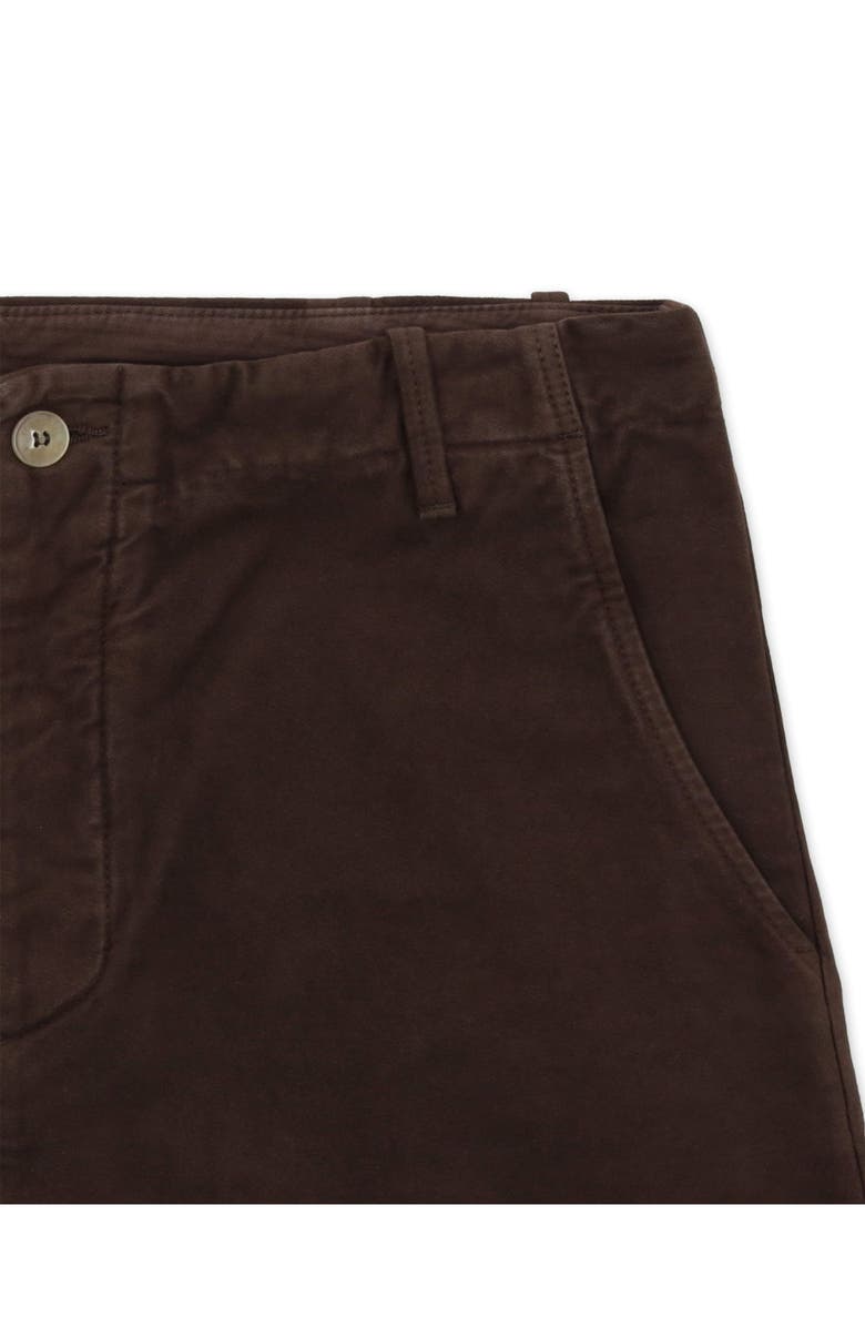 Fortela Whisky Moleskin Trousers, Alternate, color, Dark Brown