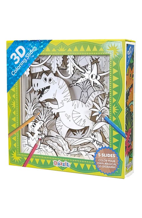 3D Coloring - Dinosaur