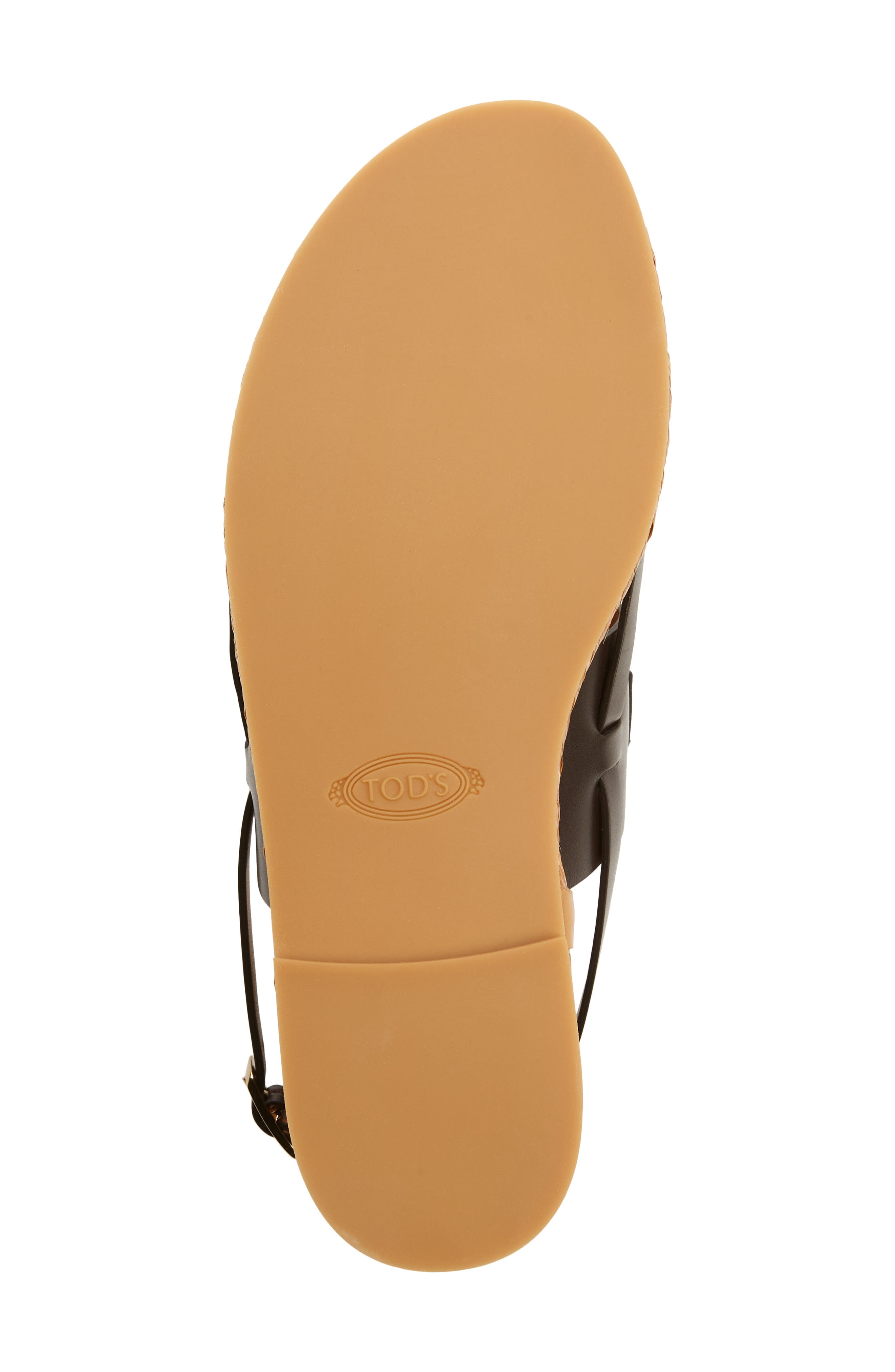 Tod's Chain Espadrille Platform Sandal, Alternate, color, 