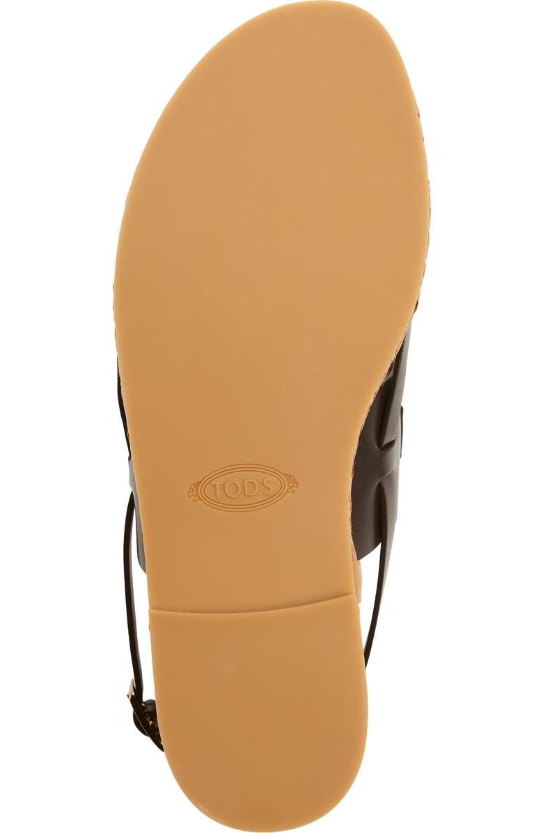 Tod's Chain Espadrille Platform Sandal, Alternate, color,