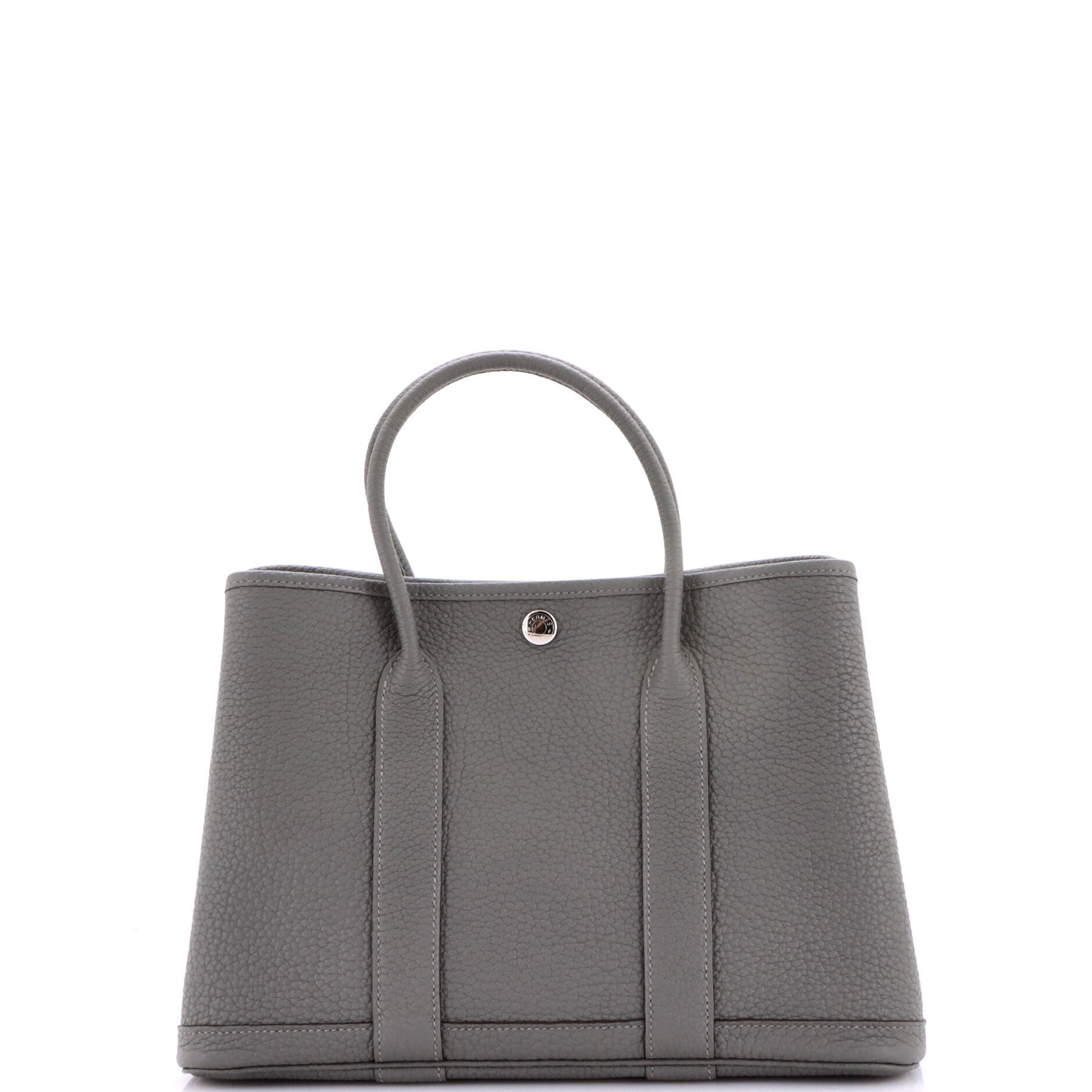 Pre-Owned Hermes Garden Party Tote Leather 30, Alternate, color, 