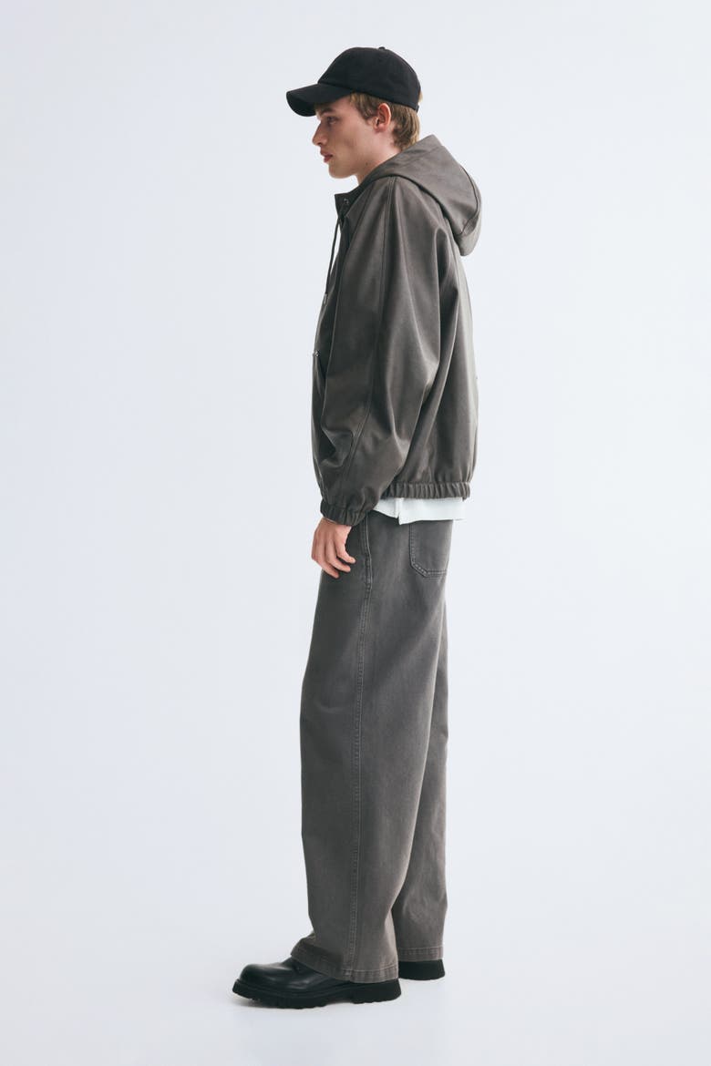 Loose-Fit Carpenter Pants, Alternate, color, Dark gray