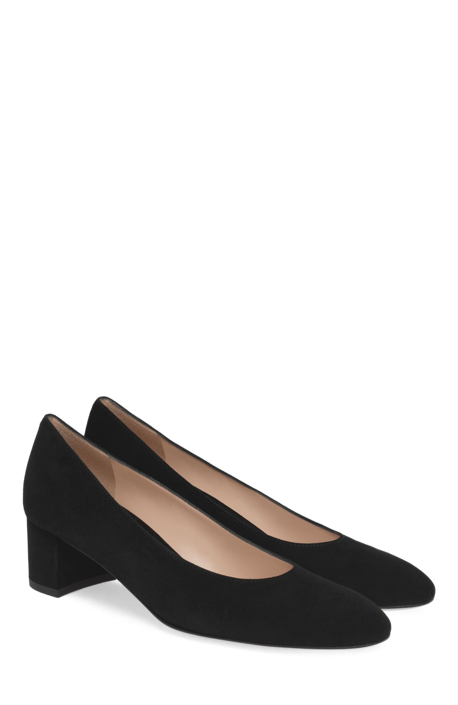 Ryan 45 Pump, Alternate, color, Black Suede Leather