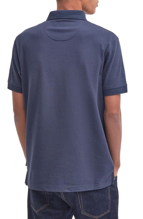 Barbour Blaine Tartan Polo In Navy/pine
