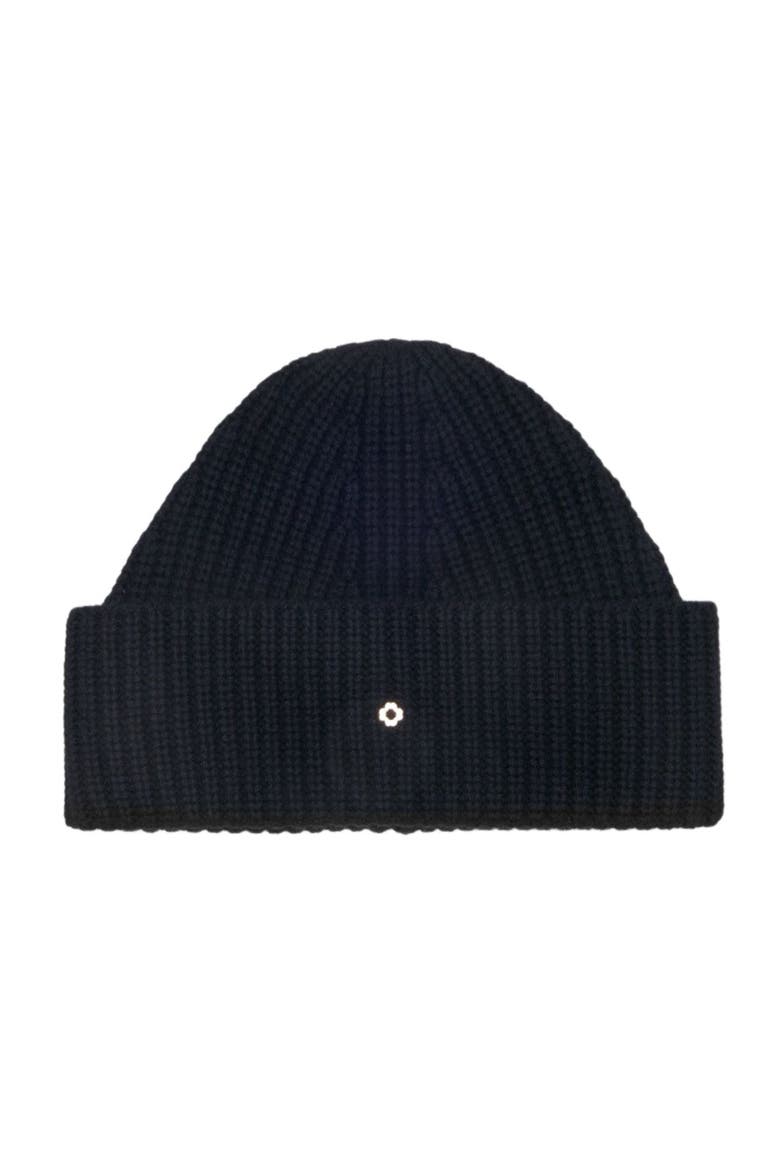 Wool and cashmere beanie, Main, color, Black