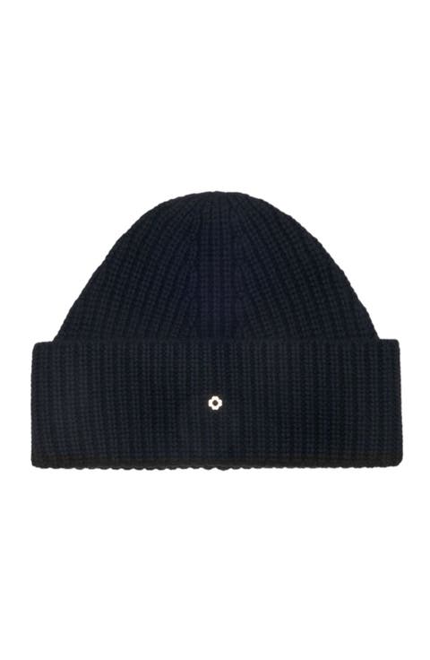 Wool and cashmere beanie