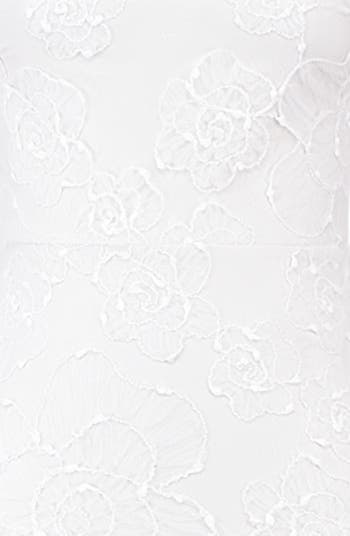 Eva Floral Embroidery Sheath Gown