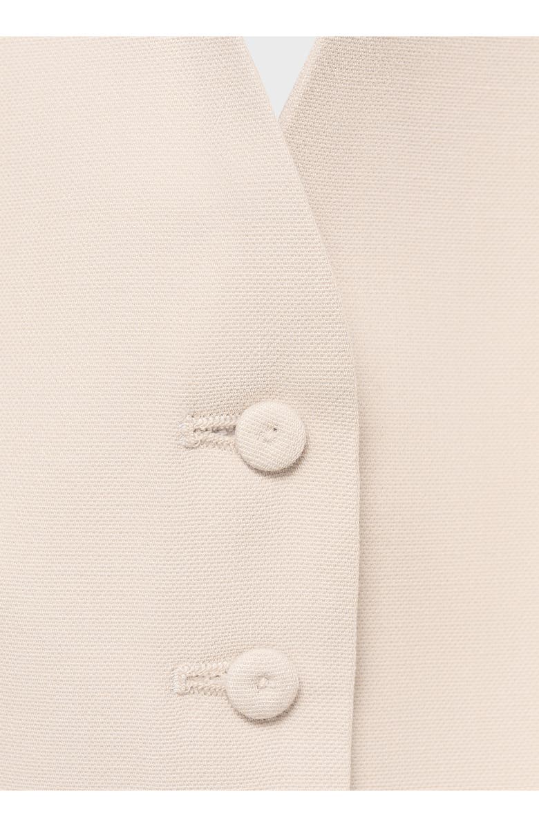 MANGO Pleated Halter Vest, Alternate, color, 