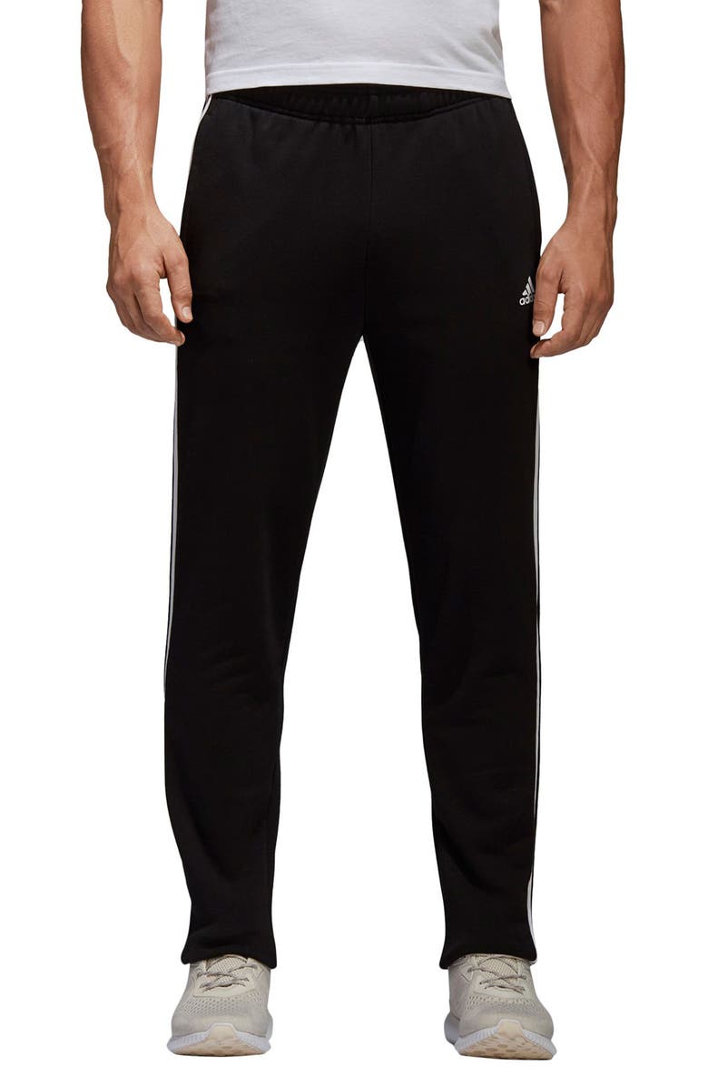 adidas Essentials 3-Stripes Straight Leg Sweatpants, Main, color, 