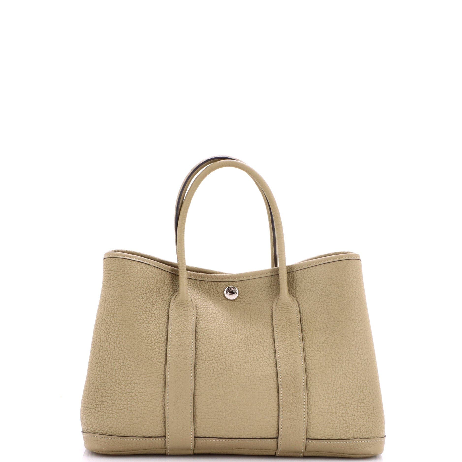 Garden Party Tote Leather 30, Alternate, color, Green