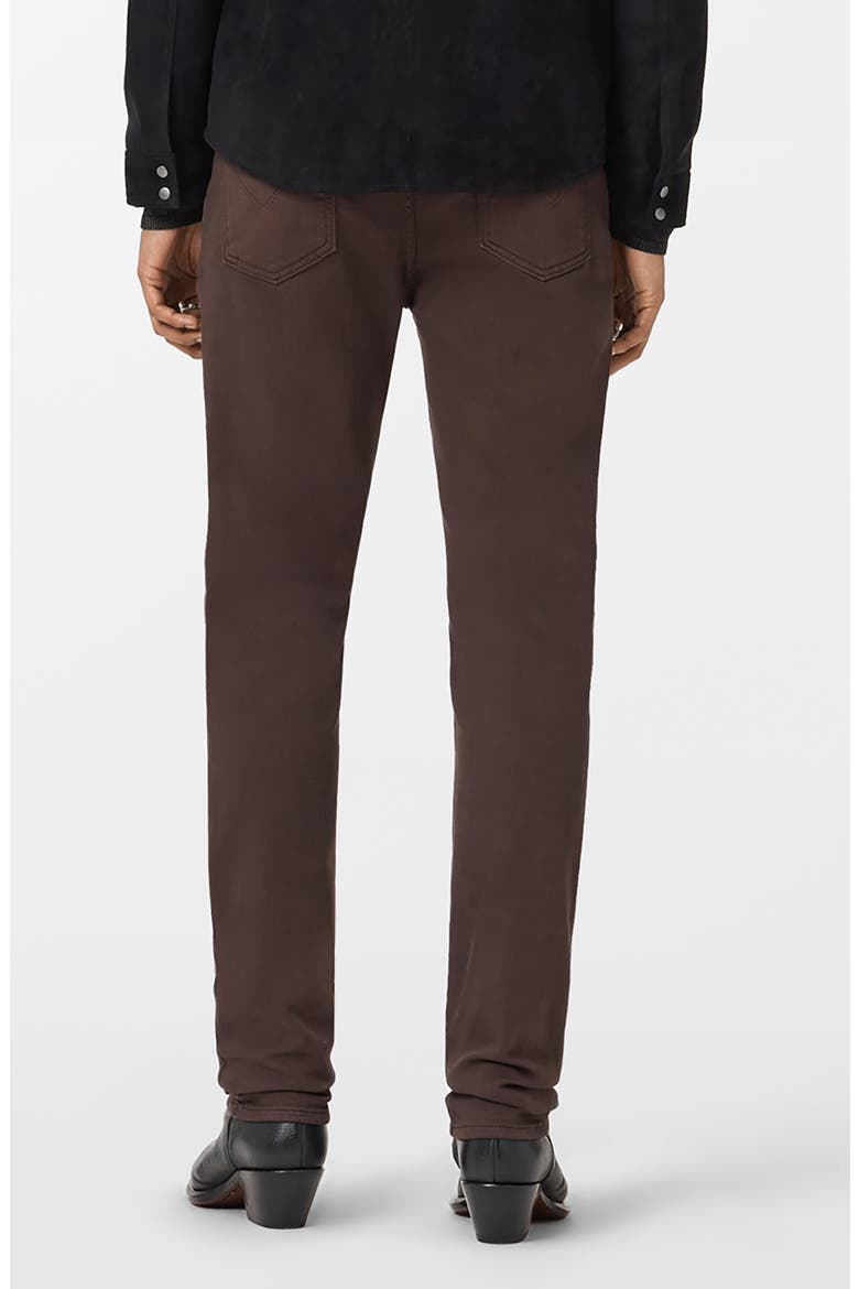 J702 Slim Fit Knit Jeans, Alternate, color, DARK BROWN