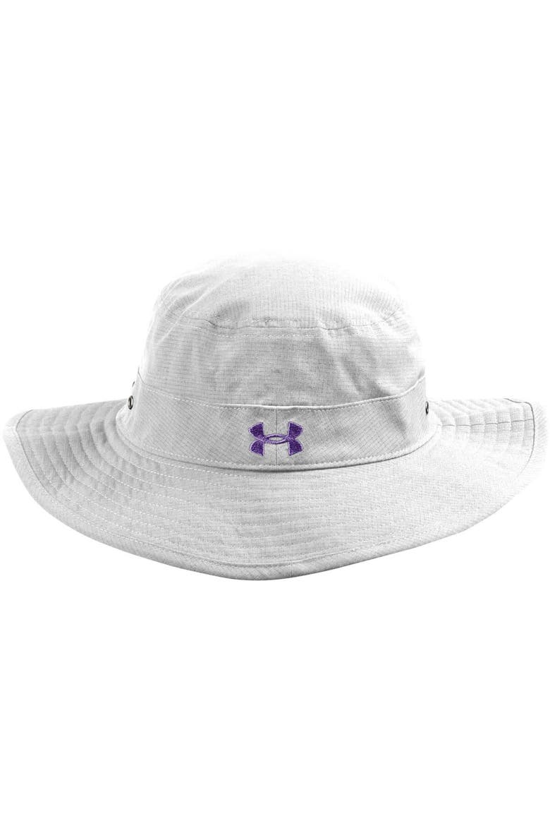 Men's Under Armour White Northwestern Wildcats Performance Boonie Bucket Hat, Alternate, color, White