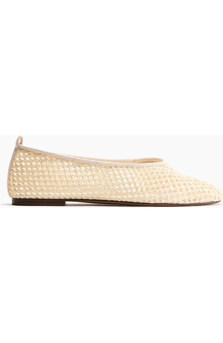 H&M Braided Ballet Flats, Alternate, color, Cream