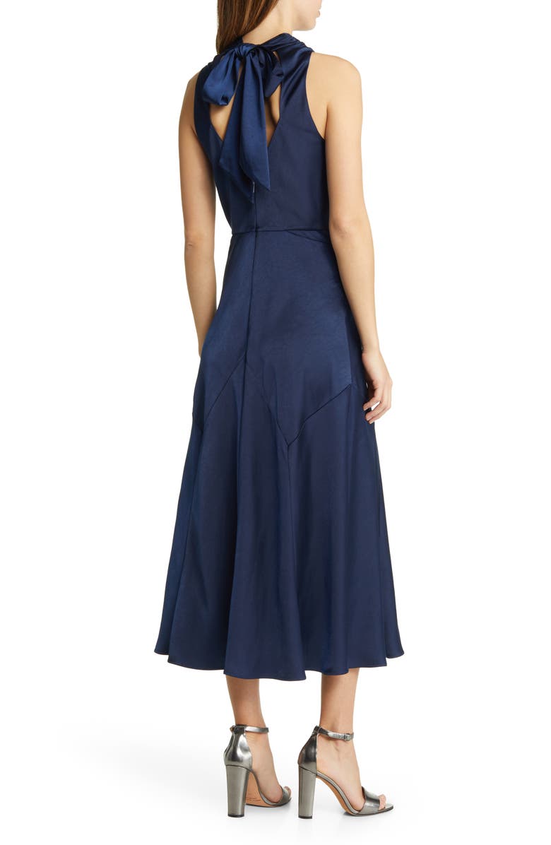 Ted Baker London Lilymay Bias Cut Satin Dress, Alternate, color,